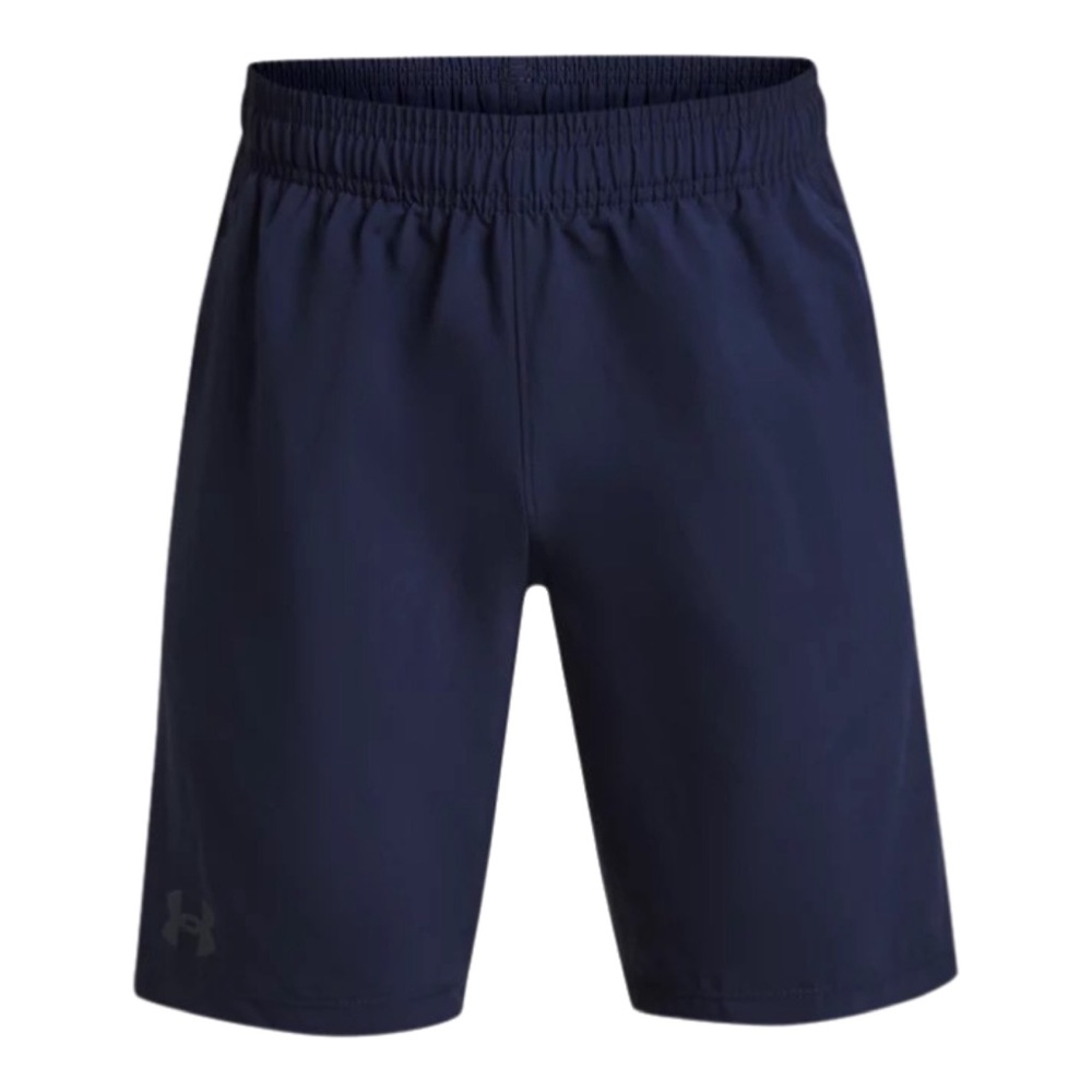 UNDER ARMOUR • Navy Woven Shorts - Picture 1 of 6